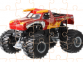 Spel Monster Truck Legkaartuitdaging aanlyn