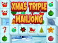 Spel Kersfees Drievoudige Mahjong aanlyn