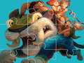 Spel Die Croods Legpuzzel aanlyn