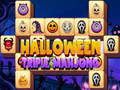 Spel Halloween Drievoud Mahjong aanlyn