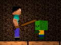 Spel Noob teen Zombies - Bosbiom aanlyn