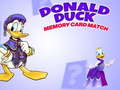 Spel Donald Duck geheuekaart wedstryd aanlyn