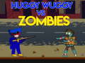 Spel Huggy Wuggy teenoor Zombies aanlyn