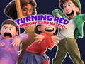 Spel Geheugenkaart wedstryd "Turning Red" aanlyn