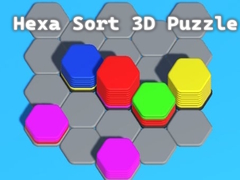 Spel Hexa Sort 3D Legpuzzel aanlyn