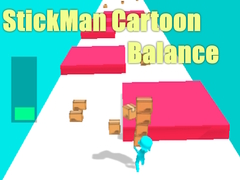 Spel Balans StickMan Cartoon aanlyn