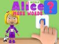 Spel Wêreld van Alice: Maak Woorde aanlyn
