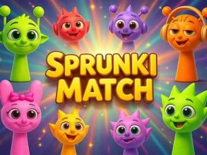 Spel SPRUNKI Match aanlyn