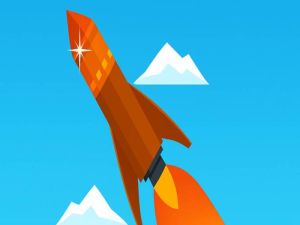 Spel Rocket Sky! aanlyn