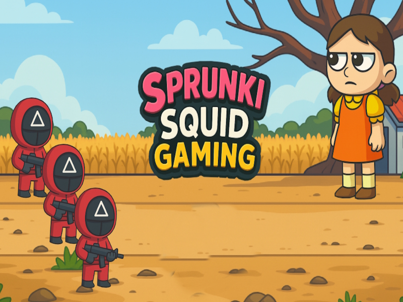 Spel Sprunki Squid Gaming aanlyn