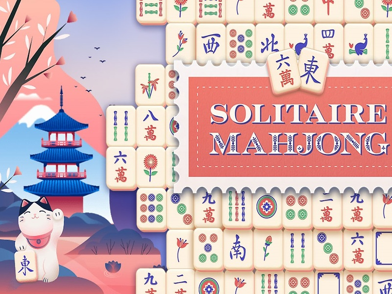 Spel Solitaire Mahjong aanlyn