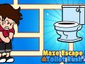 Spel Maze Escape Toilet Rush aanlyn