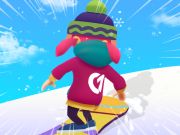 Spel Snowboard Game Party aanlyn