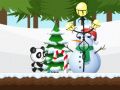 Spel Kersfees Panda Hardloop aanlyn