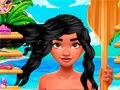 Spel Polineesiese Prinses: Regte Haarstyle aanlyn