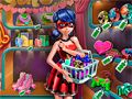 Spel Dame vuilnis Valentyns geskenke aanlyn