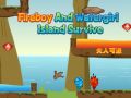 Spel Overlewing op die eiland van Fireboy en Watergirl aanlyn Spel Overlewing op die eiland van Fireboy en Watergirl aanlyn