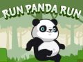 Spel Hardloop, panda, hardloop aanlyn