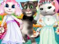 Spel Wit Kitties Bruid Kompetisie aanlyn