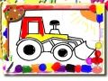 Spel Terug naar skool: Kinders se motor kleure aanlyn