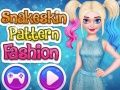 Spel Mode met slanghuidpatroon aanlyn