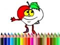 Spel Terug na skool: Vrugte kleur aanlyn