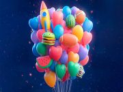 Spel Merge 3D- Match 3 ballonne aanlyn