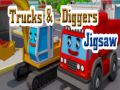 Spel Legkaart Vragmotors en Graafmachines aanlyn