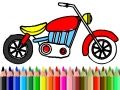 Spel Terug na Skool: Motorfiets Kleur aanlyn