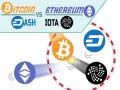 Spel Bitcoin teen Ethereum aanlyn