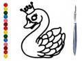 Spel Terug na Skool: Swan Kleurboek aanlyn