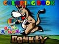 Spel Terug na skool: Kleurboek 'Donkie' aanlyn