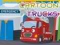 Spel Soek en vind die tekenprent vragmotors aanlyn