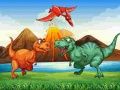 Spel Kleurvolle Dinosauriërs Wedstryd 3 aanlyn