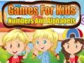 Spel Speletjies vir kinders: Aantalle en alfabet aanlyn
