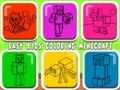 Spel Maklike Kinderskleurskrywe Minecraft aanlyn