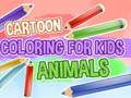 Spel Kleurprent van Tekenfilms vir Kinders Diere aanlyn