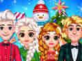 Spel Bevroren Prinses Kersfeesviering aanlyn