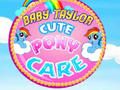 Spel Klein Taylor: Versorging van Pragtige Ponies aanlyn