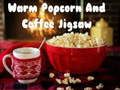 Spel Warm Popcorn en Koffie Legkaart aanlyn