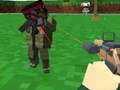Spel Blok Zombi en Voertuig Skiet aanlyn