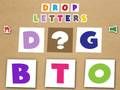Spel Laat letters val aanlyn