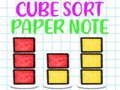 Spel Kub Sortering Papier Nota aanlyn