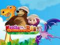 Spel Masha en die Beer: Dinosaur aanlyn Spel Masha en die Beer: Dinosaur aanlyn