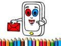 Spel Mobiele Telefoon Kleurboek aanlyn