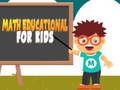 Spel Wiskunde Onderwys vir Kinders aanlyn