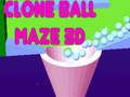 Spel Kloon Bal Labirint 3D aanlyn