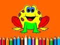 Spel Terug na Skool: Frog Kleurboek aanlyn