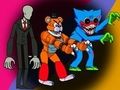 Spel Monsters Val Aanval op Amid Us Span aanlyn