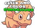 Spel Klik en Kleur Dinosaurusse aanlyn